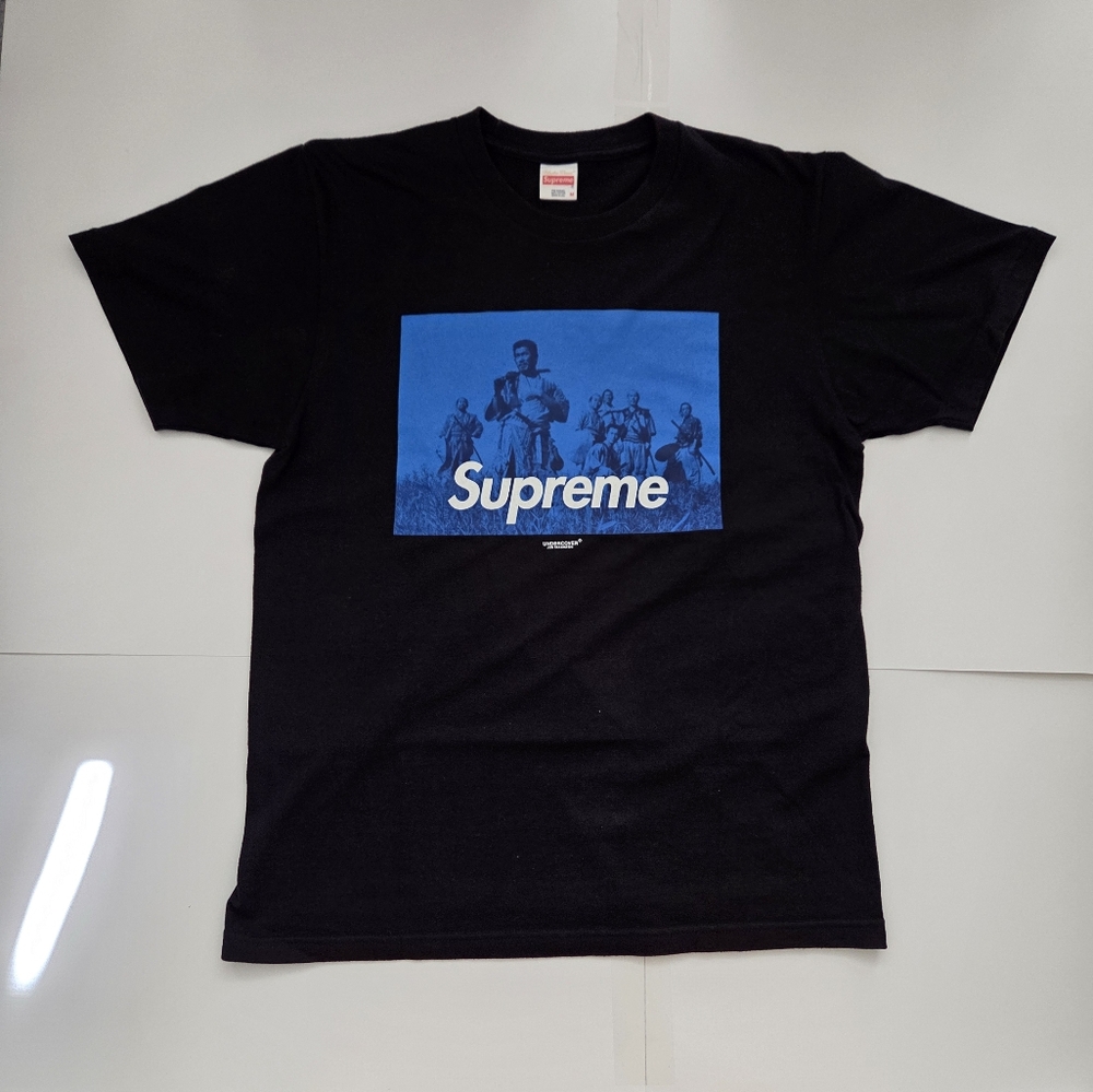 Supreme Black Seven Samurai Tee Medium Men's Regular Authentic Used Good